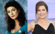 <p>Born in London’s East End to Greek-born parents, Sirtis played ship’s counselor Troi in 'The Next Generation’ but didn’t really settle into the role until they gave her a proper Starfleet uniform to cover up her cleavage. Sirtis reprised her role in an episode of 'Star Trek Voyager’ in 2000 but she’s stayed with 'Star Trek’ in several small ways, not just on the convention circuit but also as the voice of the ship’s computer in unofficial fan series 'Star Trek Continues’. Watch her, if you dare, in 2016 horror 'Little Dead Rotting Hood’.</p>