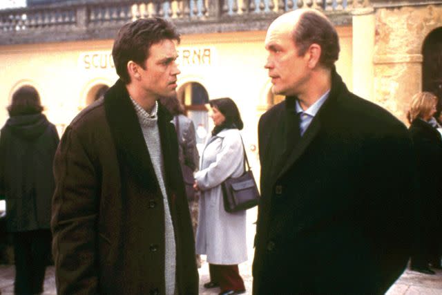 <p>Everett </p> Dougray Scott, left, and John Malkovich in 'Ripley's Game'