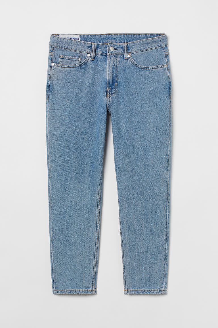 H&M Regular Tapered Crop Jeans