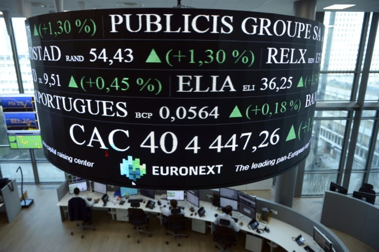 The French capital's benchmark CAC 40 index finished up 2.8 percent