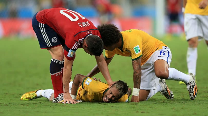 Neymar wasn’t really injured at the World Cup