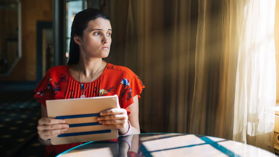 Elizabeth is the nonspeaking autistic valedictorian of her college class, who gave her speech through a speaking device. - Kate T. Parker