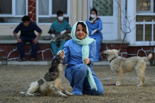 Head Veterinarian Tahera Rezai is pessimistic about her prospects if the insurgents�return to government, even in a truncated capacity