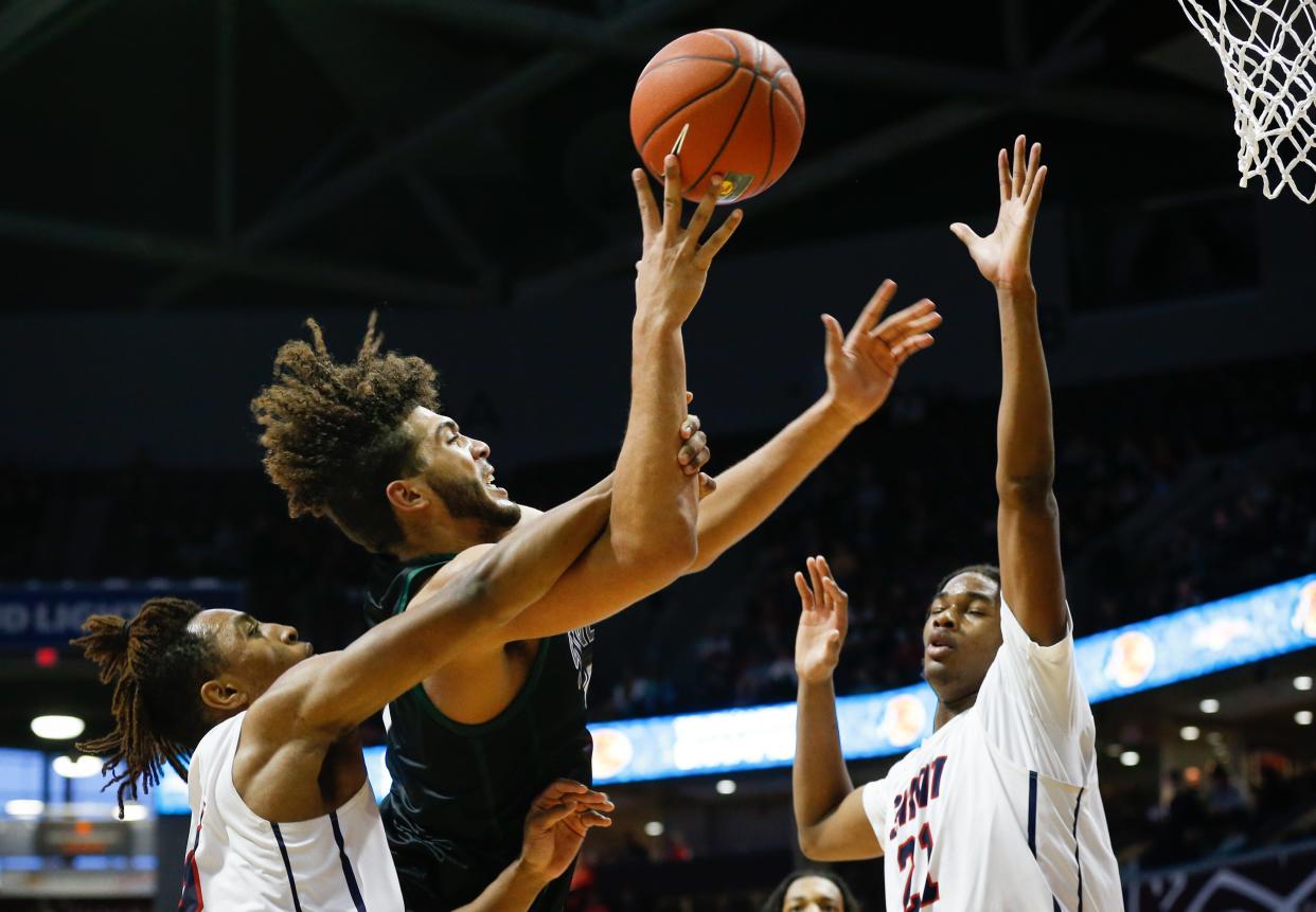 The Staley Falcons (Kansas City) took on the St. Rita Mustangs (Chicago) in the fifth place game of the Bass Pro Shops Tournament of Champions on Saturday.