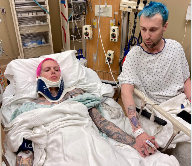 <p>Jeffree Star says part of his back was broken in the accident</p> (Photo by Jordan Strauss/Invision/AP, File)