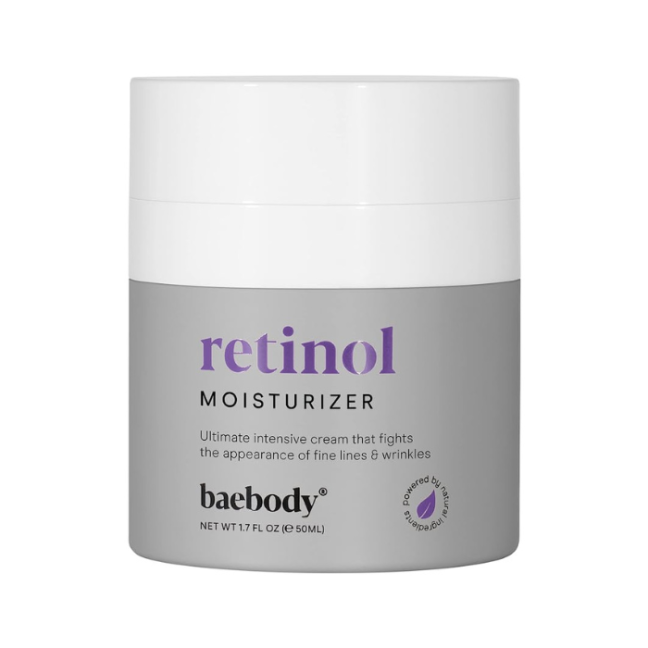 Baebody Retinol Crema hidratante para cara. (Foto: Amazon)