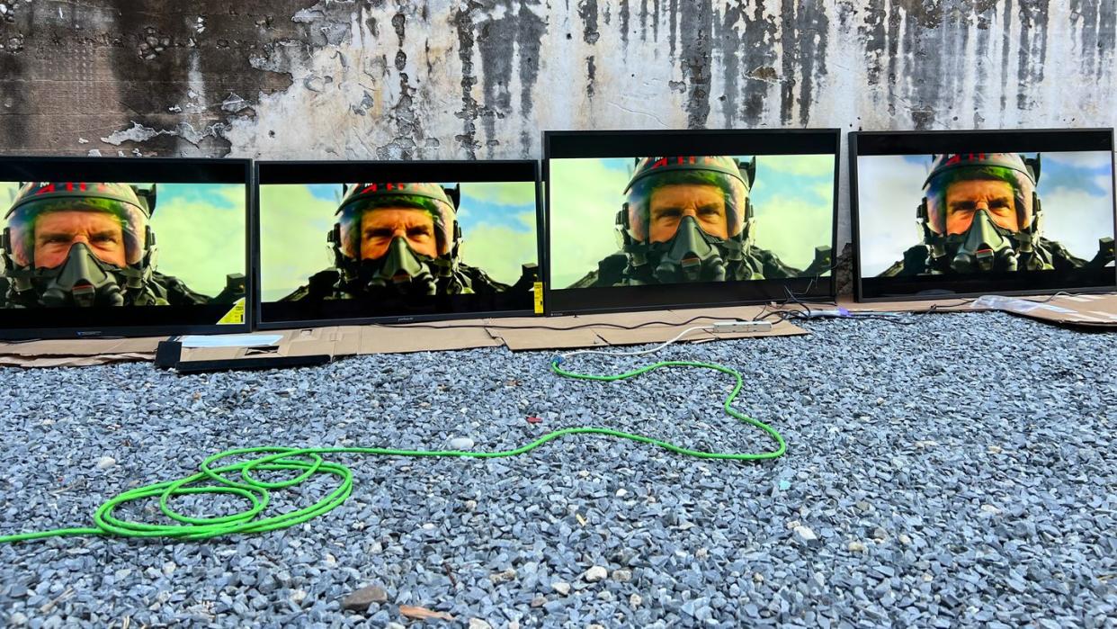 outdoor tv testing