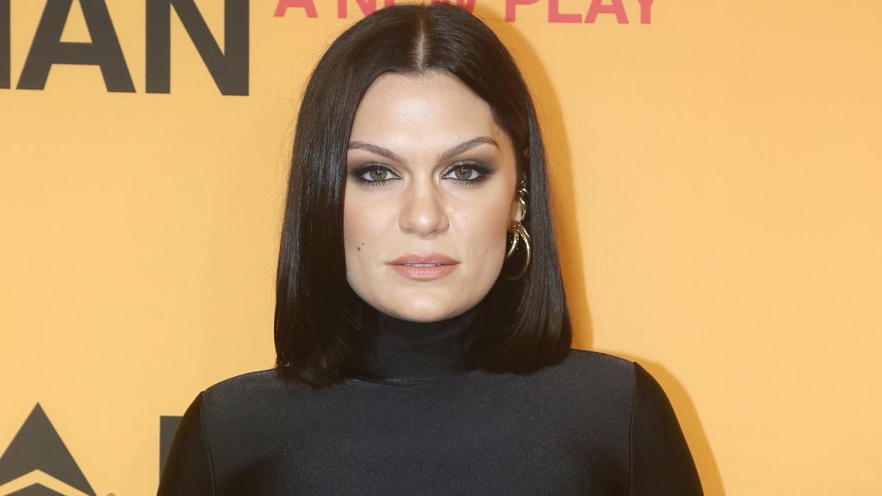 Jessie J poses at the opening night of the new play "Thoughts of a Colored Man"