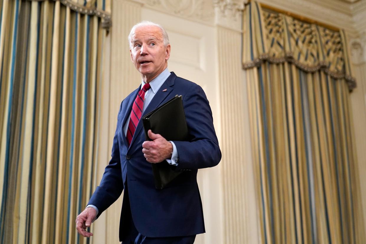 <p>Biden stimulus has created fears of overheating the economy</p> (AP)