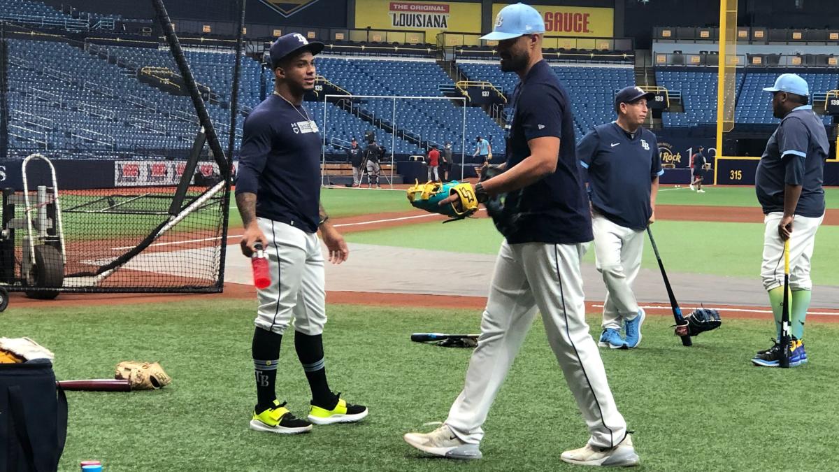 Now batting for the Rays (in practice Friday): Wander Franco