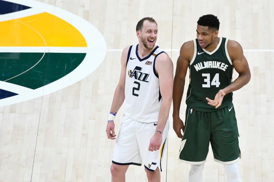 Joe Ingles will be joining forces with Giannis Antetokounmpo.