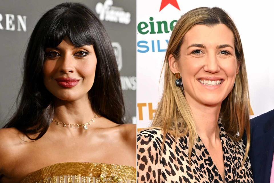 <p>Charley Gallay/Getty; Jon Kopaloff/Getty</p> Jameela Jamil; Isabelle Lawrence Thomas