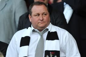 File photo dated 16/08/10 of Newcastle United owner Mike Ashley who's sportswear group Sports Direct International has sold its  near-5% stake in Debenhams days after making the share swoop. PRESS ASSOCIATION Photo. Issue date: Thursday January 16, 2014. Sports Direct International has instead struck a complex financial arrangement giving it the option to take a 6.6% stake in Debenhams amid speculation he is lining up celebrity-sponsored sportswear ranges for the chain.Sports Direct raised eyebrows on Monday when it emerged the group had bought a 4.6% stake in Debenhams, worth around ?46 million, in the wake of the department store's recent profits warning after disappointing Christmas trading. See PA story CITY Debenhams. Photo credit should read: Owen Humphreys/PA Wire