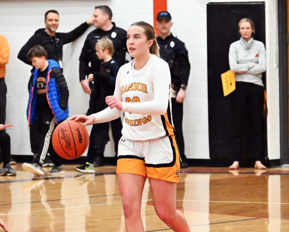 Harbor Springs' Olivia Flynn earned All-LMC and first team all-state honors for a third straight season recently and will go for a fourth straight next season.