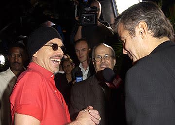 Billy Bob Thornton and George Clooney at the LA premiere of Universal's Intolerable Cruelty