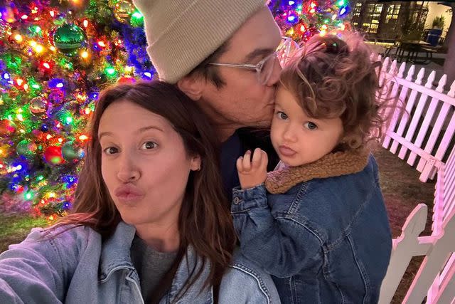 <p>Ashley Tisdale/Instagram</p> Ashley Tisdale, her husband Christopher French and their daughter Jupiter Iris