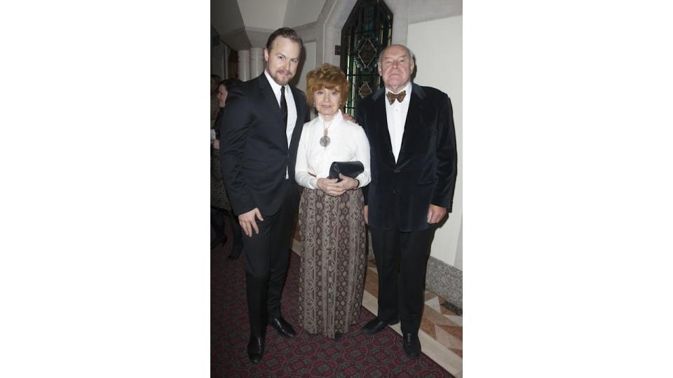 Samuel West, Prunella Scales and Timothy WestUK Theatre Awards, London, Britain - 28 Oct 2012