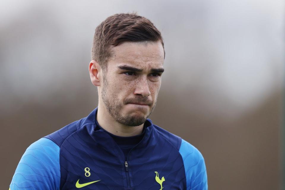 Tottenham will allow Harry Winks to leave the club this summer, with Everton opening talks (Tottenham Hotspur FC via Getty Images)