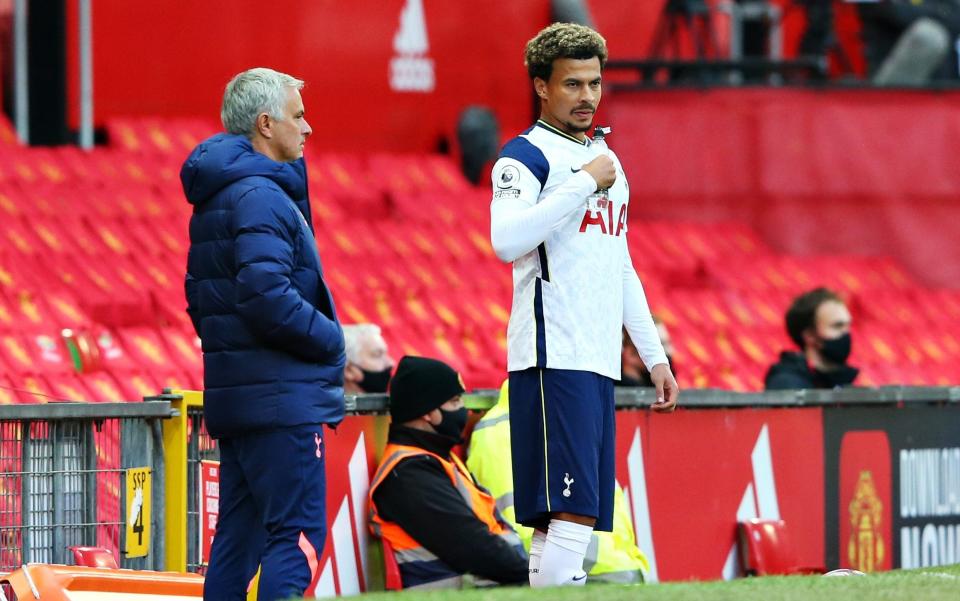 Mourinho and Alli. - Getty Images