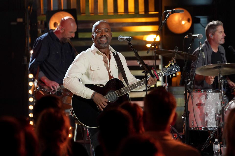 Darius Rucker performs for CMT Storytellers at WorldWide Stages on August 29, 2022 in Spring Hill, Tennessee. (Photo by Erika Goldring/Getty Images for CMT)