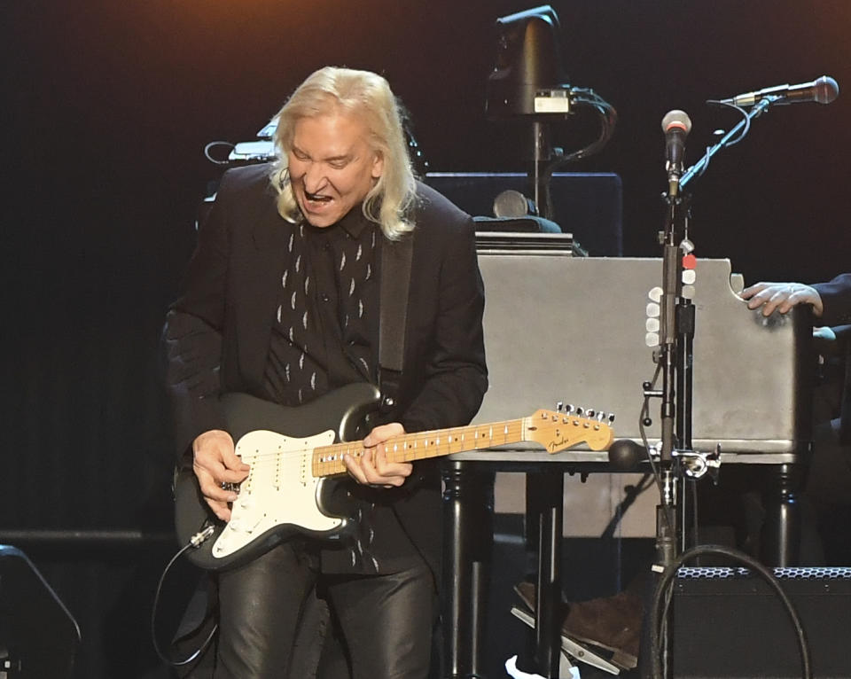 Joe Walsh at the Eagles’ “Hotel California” concert at the Forum - Credit: Michael Buckner for Variety
