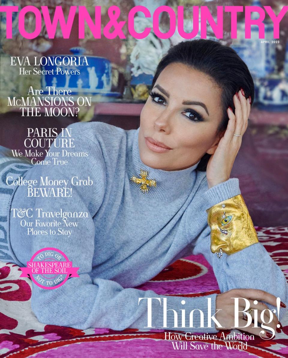 eva longoria town and country magazine