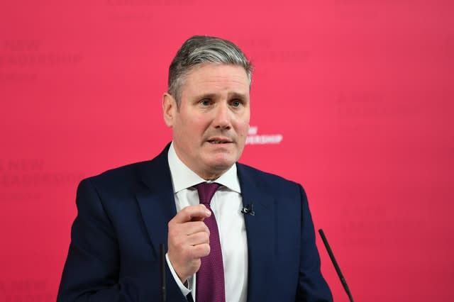 Labour leader Sir Keir Starmer