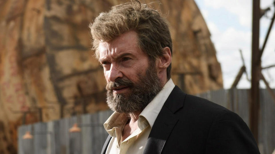 Hugh Jackman as Wolverine in 'Logan'. (Credit: Fox)