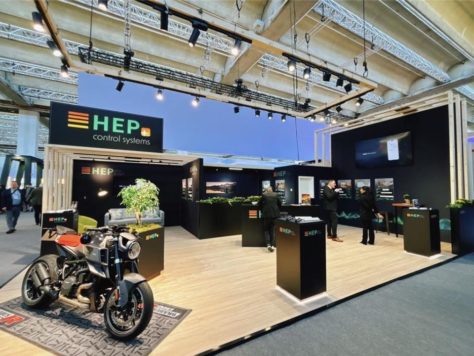 「HEP GmbH」於德國Light＋Building Frankfurt展覽現場。圖／業者提供