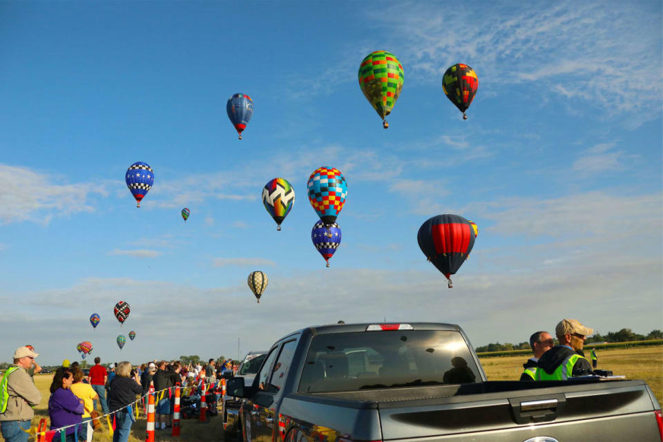 <div class="inline-image__caption"><p>Spectators watch as balloons take flight at the Old West Balloon Fest. </p></div> <div class="inline-image__credit">Old West Balloon Fest</div>