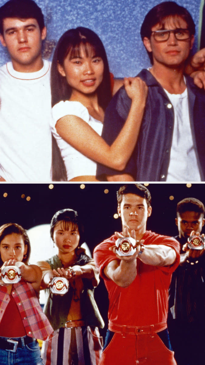 Screenshots from "Mighty Morphin Power Rangers"