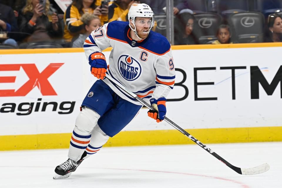 Edmonton Oilers centre Connor McDavid may still play in the Heritage Classic.