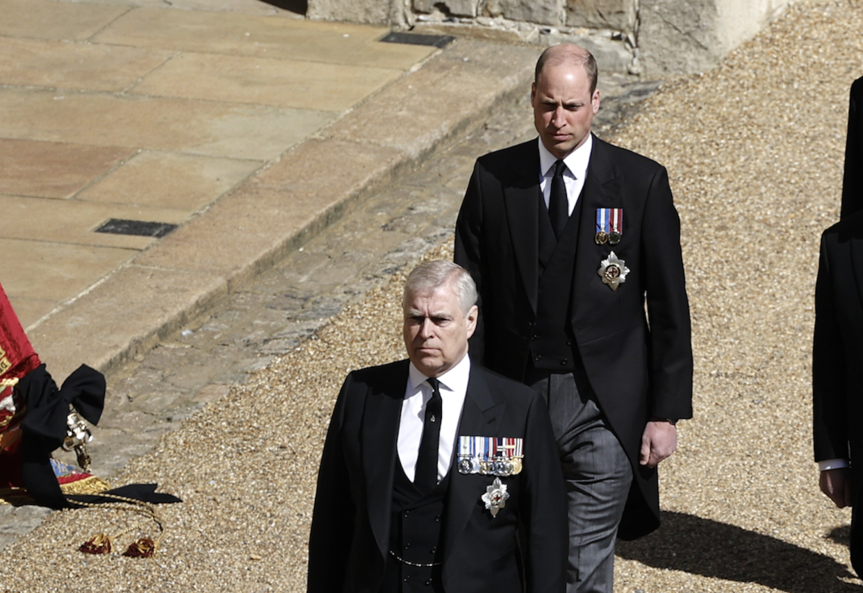 Prince William reportedly wants Prince Andrew to 'vanish' from royal duties. (PA)