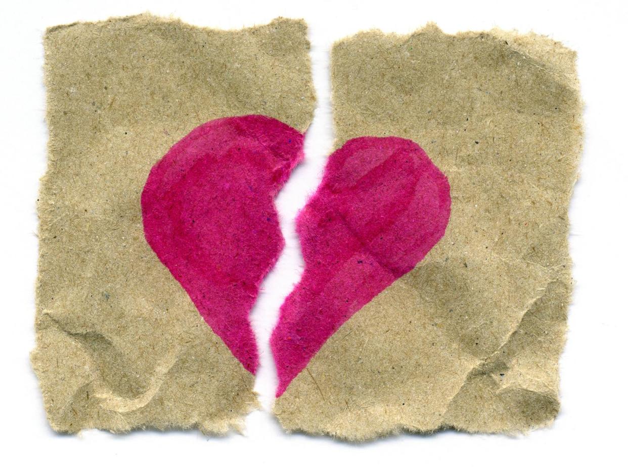 At its peak in the mid-2010s, the Romance Writers of America had around 10,000 members. <a href="https://www.gettyimages.com/detail/photo/piece-of-brown-paper-with-painted-pink-heart-ripped-royalty-free-image/1442924905?phrase=broken+hearts+books&adppopup=true" rel="nofollow noopener" target="_blank" data-ylk="slk:Ekaterina Markelova/iStock via Getty Images;elm:context_link;itc:0;sec:content-canvas" class="link ">Ekaterina Markelova/iStock via Getty Images</a>