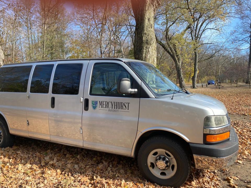 Members of Mercyhurst University's forensic anthropology team are assisting the Richland County Coroner's Office with identification of human remains found in woods in the vicinity of North Lake Park on Sunday. Mansfield police were also on the scene Monday.