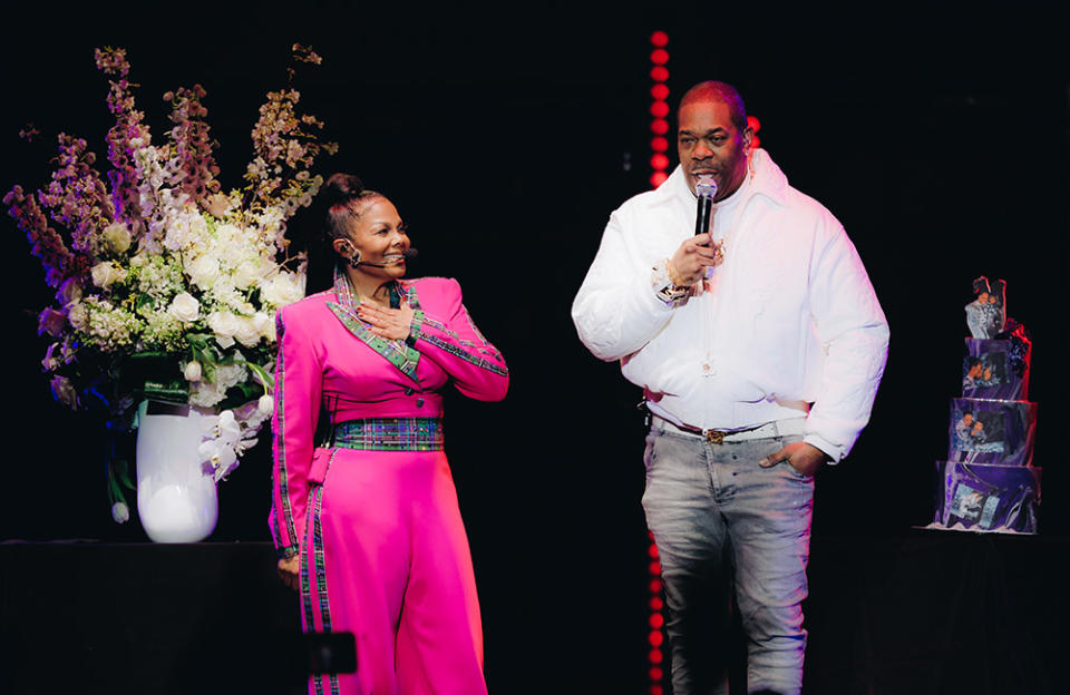 Janet Jackson and Busta Rhymes at MSG