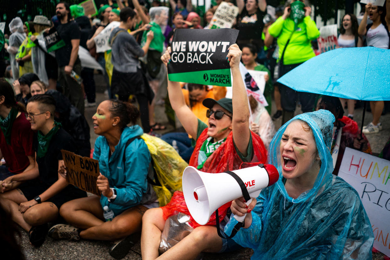 Abortion Rights Activists Protest in Washington DC