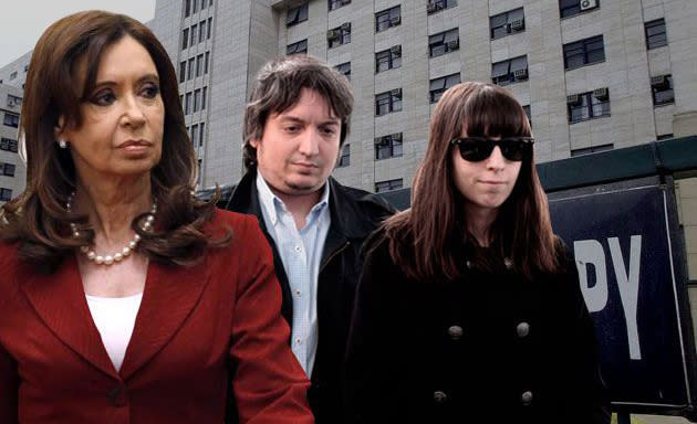 Cristina Kirchner y sus hijos Máximo y Florencia son investigados por la Justicia