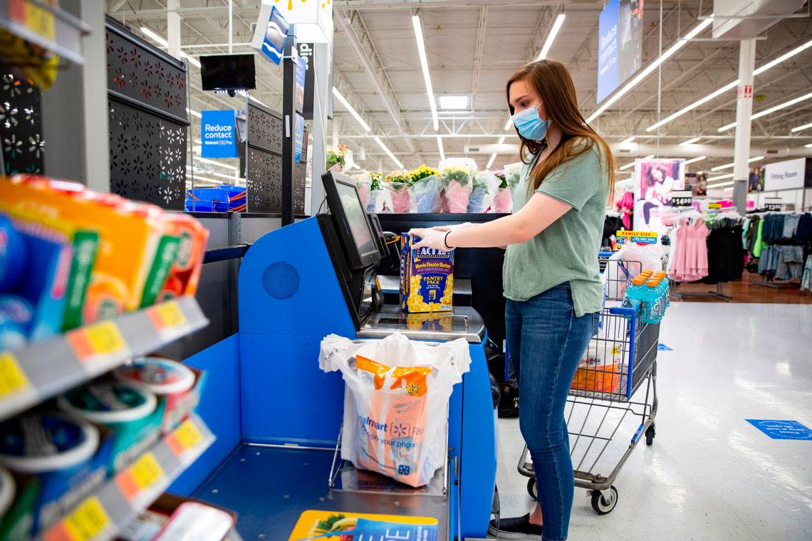 Planned renovations for Walmart’s Tacoma Supercenter at 1965 S. Union Ave. will include all new registers, including self-checkout. An example for the retailer’s remodeled stores is seen above.