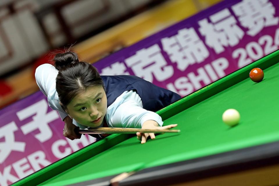 白雨露（圖：World Women’s Snooker)