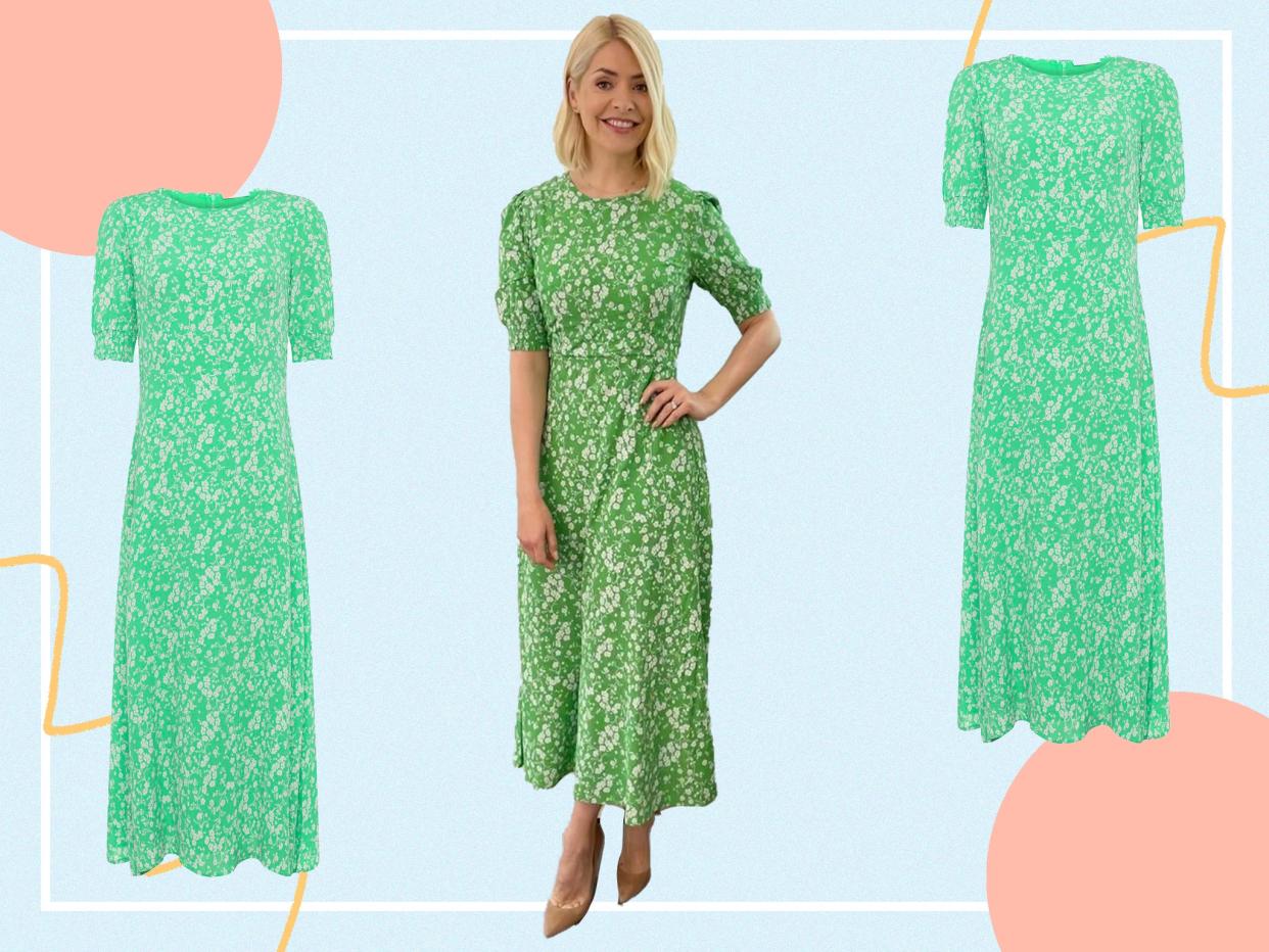 <p>This midi couldn’t be more ideal for the summer months to come </p> (@hollywilloughby/The Independent)