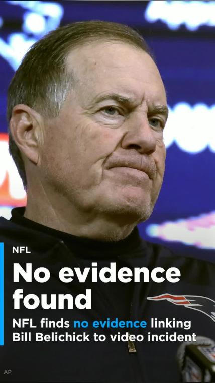 NFL has found no evidence linking Patriots' football staff to taping incident