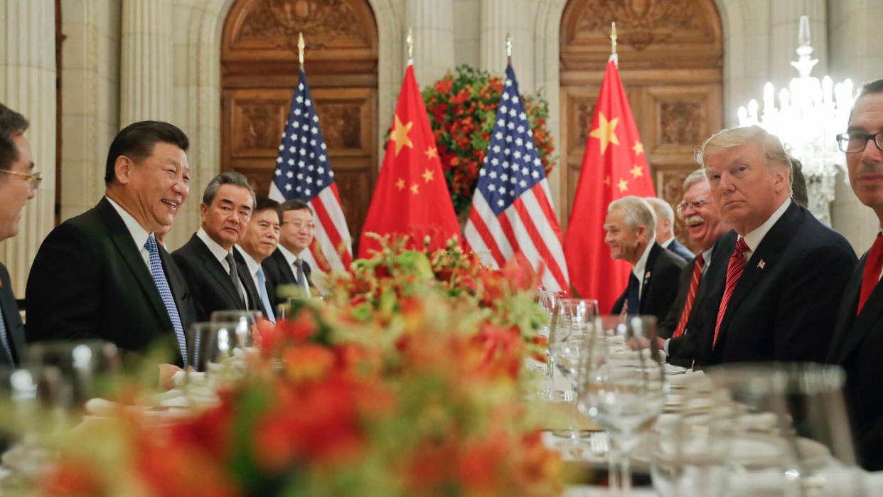 Mandatory Credit: Photo by Pablo Martinez Monsivais/AP/Shutterstock (10237987a)Donald Trump, Xi Jinping.