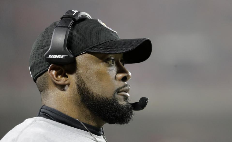 Mike Tomlin had some choice words following the Pittsburgh Steelers' win on Sunday. (AP)