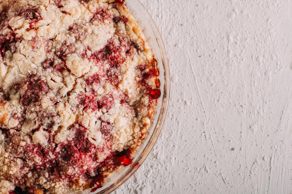 Freshly Baked Cherry Crumble