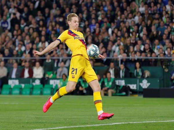 Barcelona midfielder Frenkie de Jong 