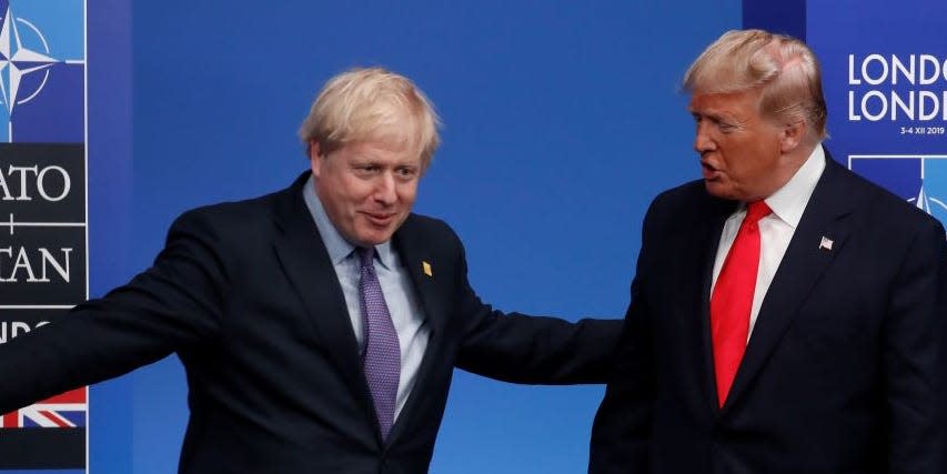 Boris Johnson and Donald Trump