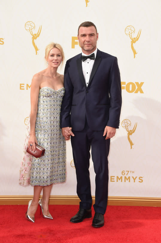 Naomi Watts in Dior Haute Couture at the 2015 Emmys Awards.