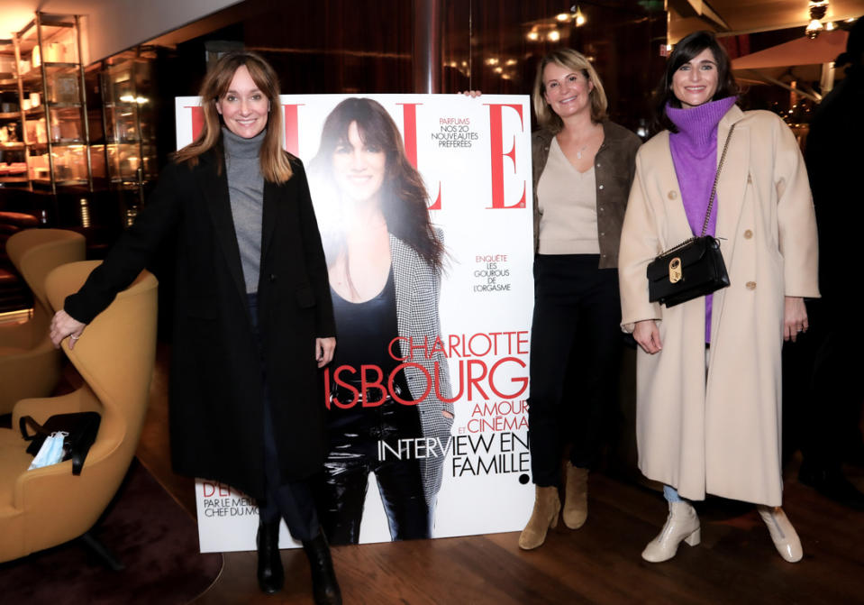 Erin Doherty (ELLE), Stephanie Videau Aphatie et Alice Gicquel (CMI France)