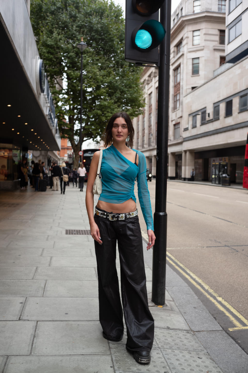 Street Style at London Fashion Week Spring 2022. - Credit: Yu Fujiwara for WWD